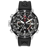 Citizen Men's Eco-Drive Promaster Land Altichron Watch in Stainless Steel with Black Polyurethane Strap, Black Dial (Model: BN5058-07E)