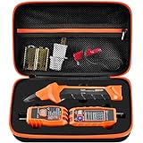Case Compatible with Klein Tools ET310 AC Circuit Breaker Finder & 80041 Outlet Repair Tool Kit & RT250 GFCI Receptacle Tester. Electrical Tools Storage Organizer Holder Bag for Accessories (Box Only)