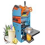 GorillaRock Boba Cup Sealing Machine Commercial | Electric Manual Cup Sealer | 300-500 cups/h | Cups 3.7” (95 mm) diameter/ 6.7” (170 mm) max height | 110V (Manual)