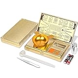 Fuzion CASH-200 Gram Scale Digital Pocket Scale, 0.01g Digital Grams Scale, Jewelry Scale, Small Food Scale Gold Gram Scale with Upgraded Display, Multi-Accessories