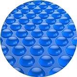 BigXwell Solar Pool Cover, 12Mil Round 18 Foot for Above-Ground and In-Ground Pools, 1200Series (Round 18 FT)