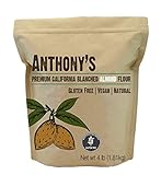 Anthony's Blanched Gluten Free Almond Flour, 4 lb, Gluten Free & Non GMO, Keto Friendly