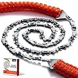 ProSSS 36 Inch Pocket Chainsaw, 48 Teeth Camping Chain Saws, 65Mn Steel, Prepper Backpacking For Outdoor