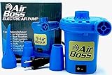 AIR Pump for INFLATABLES - Fast Fill 1000 LPM Inflator Deflator, Portable Electric Air Pump with 3 Attach Nozzles - Inflatable Lake Floats, Pool Rafts, Toys, Air Mattress Bed, Blow Up Couch, Sofa