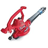 Toro 51621 UltraPlus Leaf Blower Vacuum, Variable-Speed (up to 250 mph) with Metal Impeller, 12 amp,Red