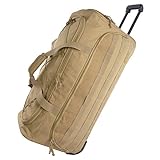 Highland Tactical Squad Rolling Duffel, Desert, One Size