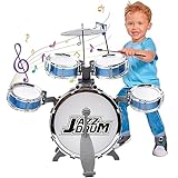 Toddler Drum Set Kids Jazz Drum Kit Musical Toy for Baby Drum Set Toy Educational Percussion Instruments for Fun Learning and Musical Exploration - Ideal Gift for Kids 1 2 3 4 5 Year Old (Small)