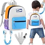 Accmor Toddler Harness Backpack Leash, Colored Baby Backpacks with Anti Lost Wrist Link, Cute Mini Child Harness Leash Wristband Tether Strap and Protection Leashes for Baby Girls