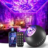 Galaxy Projector 20 Lighting Modes Galaxy Light Projector for Bedroom, HiFi Bluetooth Speaker Galaxy Lights for Bedroom 15 White Noise, Remote & Timer Galaxy Projector, Lava Lamp Christmas Decorations