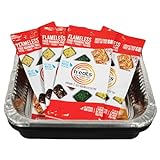 Heats Food Warmer Pads & Foil Trays (4 Pack) - Food Warmers for Parties Buffet Disposable - Party Buffet Servers and Warmers - Heating Pads for Chafing Dish, Pans, & More - Must-Have Catering Supplies