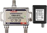 Viewsonics VSMA-601C 1-Port 15dB Mini (Small Form Factor) Cable TV HDTV Signal Booster / Amplifier (Retail Package)