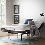Lucid L150 Adjustable Base – Bed Frame with Head and Foot Incline – Wireless Remote Control – Premium Quiet Motor, Queen size