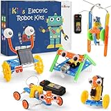 STEM Robotics Science Kits, Crafts for Boys 6-8 Girls 8-12, Robot Building Kit for Kids 8-10, Electronic Science Experiments Activities, Engineering Toys 7+ 6 7 8 9 10 11 12 + Year Old Gifts