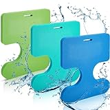 Simgoing 3 Pcs Foam Water Saddle Float for Adults and Kids Comfortable Swim Floating Seats Buoyant Lake Floats 1 Person Pool Seat for Summer Beach Water Park, 20 x 17 x 1.3'', Blue, Green, Lake Blue