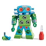 Educational Insights Design & Drill Robot Take Apart Toy, 23-Pieces, Preschool STEM Toy, Easter Basket Stuffer, Gift for Kids Ages 3+