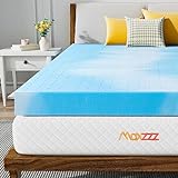 3 Inch Full Size Memory Foam Mattress Topper Gel Infused Bed Mattress Topper for Pressure Relief, High Density Cooling Memory Foam Pad, Certipur-Us Certified