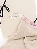 Dalle Piane Cashmere - Pure Cashmere Made in Italy Baby Blanket - Color: Pink