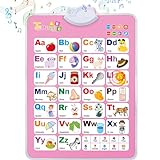 NARRIO Educational Toys for 1-3 Year Old Girls | Interactive Alphabet Wall Chart for Kids 2-4 | ABC Learning for Toddlers Toys Age 1-2 | Christmas Birthday Gifts for 1-3 Year Old Girl
