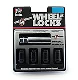 Gorilla Automotive 21631BC Black Chrome Small Diameter Wheel Locks (12mm x 1.50 Thread Size)