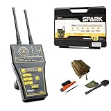 MWF Spark Long Range Metal Detector, Professional Metal Detector, Discover Underground Gold & Silver, Metal Pin Pointer Included, Highly Precise Technology