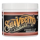 Suavecito Pomade Firme Clay 5 oz, 1 Pack - Strong Hold Hair Clay For Men - Low Shine Matte Hair Clay Pomade For Natural Texture Hairstyles