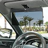 JOYTUTUS Sun Visor for Car, Universal Anti-Glare Polarized Sun Visor Extender Easy to Install, Protect from Glare/UV Ray/Stray Light, Safe Driving for Car
