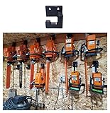 Generic Low Profile Chainsaw Wall Hanger/Mount Black