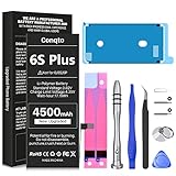 Upgrade Battery for iPhone 6s Plus, 4500mAh 2023 New Version Conqto Higher Capacity 0 Cycle Replacement Battery for iPhone 6s Plus A1634,A1687,A1699 with Full Set Repair Tool Kit & Instructions