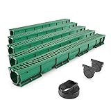 Vodaland - 3 Inch Trench Drain System - Green (5)