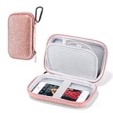 ULAK MP3 MP4 Player Case Portable Travel Carrying Bag Organizer for iPod Touch 7th/6th/5th Gen/Soulcker/Sandisk MP3 Player/G.G.Martinsen/Sony NW-A45/Earphones, USB Cable, Memory Cards, Glitter