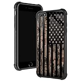 TnXee Case Compatible with iPhone 6s,Flag Desert Camo Khaki 6 Cases Cases for Boys,Fashoin Four Corners Shock Absorption Non-slip Stripe Soft TPU Bumper Frame Case Compatible with iPhone 6/6s 4.7 inch
