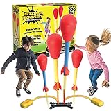 Stomp Rocket The Original Dueling Rockets Launcher, 4 Rockets and Toy Rocket Launcher - Outdoor Rocket STEM Gift for Boys and Girls Ages 5 Years and Up - Great for Year Round Play