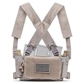 Tacticon Chest Rig Elite | Tactical Vest or X-Harness Mounted Chest Rig | Combat Veteran Owned Company | Rifle/Pistol/Admin Pouches | Operations & Civilian Defensive Use