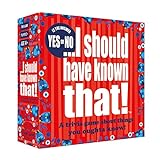 I Should Have Known That Trivia Game Yes or No Edition by Hygge Games, Red, Box Size 5.7 x 5.7 x 1.8 inches (21224)