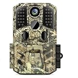 Trail Camera 24MP 1920P HD, Hunting Game Camera 0.2s Trigger Time 3 Infrared Sensors ,Deer Camera with 120° 80ft Motion Activated IP65 Waterproof for Outdoor Wildlife Monitoring Home Security, 2” LCD