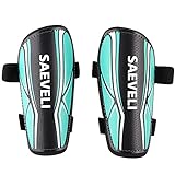 Saeveli Soccer Shin Guards for Toddlers Kids Youth - Lightweight and Durable Shin Pads with Adjustable Straps for Kids 2-14 Years Old Boys and Girls (XS, Black)
