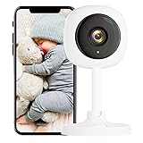 VENZ 2.4G WiFi Smart Camera for Baby Monitor, 1080p HD Indoor Security Camera, Home Security Camera with Motion Detection, Two-Way Audio, Night Vision, Cloud & SD Card Storage, Works with Alexa