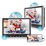 Eonon 10.1 Inch Dual Car DVD Players with HDMI Input, Headrest DVD Player with Headrest Mount, Suction-Type Disc in, 2 Headphones, Support USB/SD Card, AV in/Out, Last Memory, Region Free - C0327