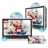 Eonon 10.1 Inch Dual Car DVD Players with HDMI Input, Headrest DVD Player with Headrest Mount, Suction-Type Disc in, 2 Headphones, Support USB/SD Card, AV in/Out, Last Memory, Region Free - C0327