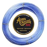 Monofilament Fishing Line 547yards - Clear Nylon Fishing Leader Line Super Strong Abrasion Resistant Low Memory Mono Fishing Lines Speargun Line for Saltwater Freshwater 13 lbs -396 lbs