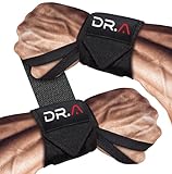 Doctor-Developed Gym Wrist Wraps/Lifting Wrist Straps for Weightlifting, Heavy Duty Gym Straps With Thumb Loops, Wrist Wraps for Working Out & Protection, Weight Lifting Wrist Wraps For Men & Women