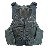 Astral, V-Eight Fisher Life Jacket PFD for Kayak Fishing, Recreation and Touring, Pebble Gray, M/L