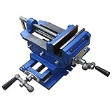 HFS(R) 3' Cross Slide Vise Drill Press Metal Milling 2 Way X-Y Heavy Duty Clamp Machine