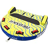 REOSKII (2023 Upgrade) Towable Tubes for Boating 2 Person, Heavy Duty Boat Tubes and Towables, Inflatable Water Tubes for Boats to Pull with Fins, Drainage, Quick Connector, Large Capacity