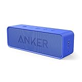 Anker Soundcore Bluetooth Speaker with 24-Hour Playtime, 66-Feet Bluetooth Range & Built-in Mic, Dual-Driver Portable Wireless Speaker with Low Harmonic Distortion and Superior Sound - Blue