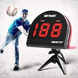 NetPlayz Baseball Radars, Speed Sensors Training Equipment (Hands-Free Radar Guns, Pitching Speed Guns | Baseball Gifts, High-Tech Gadget & Gear for Baseball Players