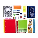 School Supplies for Kids Back to School Supplies Kit School Supplies for Kindergarten – 8th Grade, School Supply Set for Girls Or Boys School Essentials Box (78 Pieces)