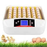 Aceshin Egg Incubator,55 Incubators for Hatching Eggs,Poultry Hatcher Machine with Automatic Turning,Temperature & Humidity Control,LED Screen,General Purpose Incubator Chickens Ducks Birds