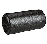 Amazon Basics High-Density Round Foam Roller for Exercise and Recovery - 12-Inch, Black
