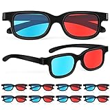 SUPVOX 10Pcs 3D Glasses for Movies Game Red-Blue Ultra-Light Viewing Glasses at Home for Theater Screens Computer Monitors Tvs